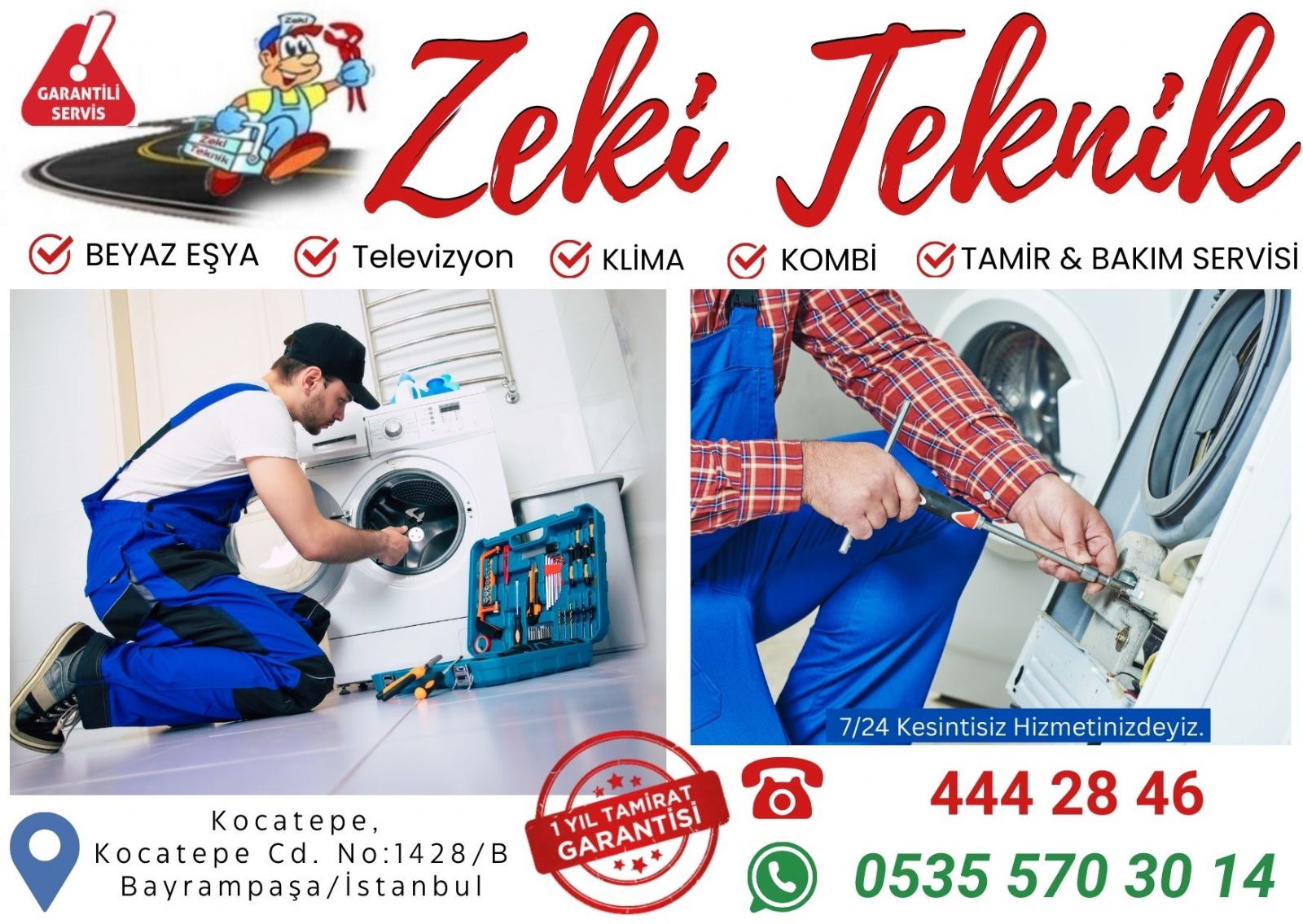  Bayrampaşa Çamaşır Makinesi Tamircisi